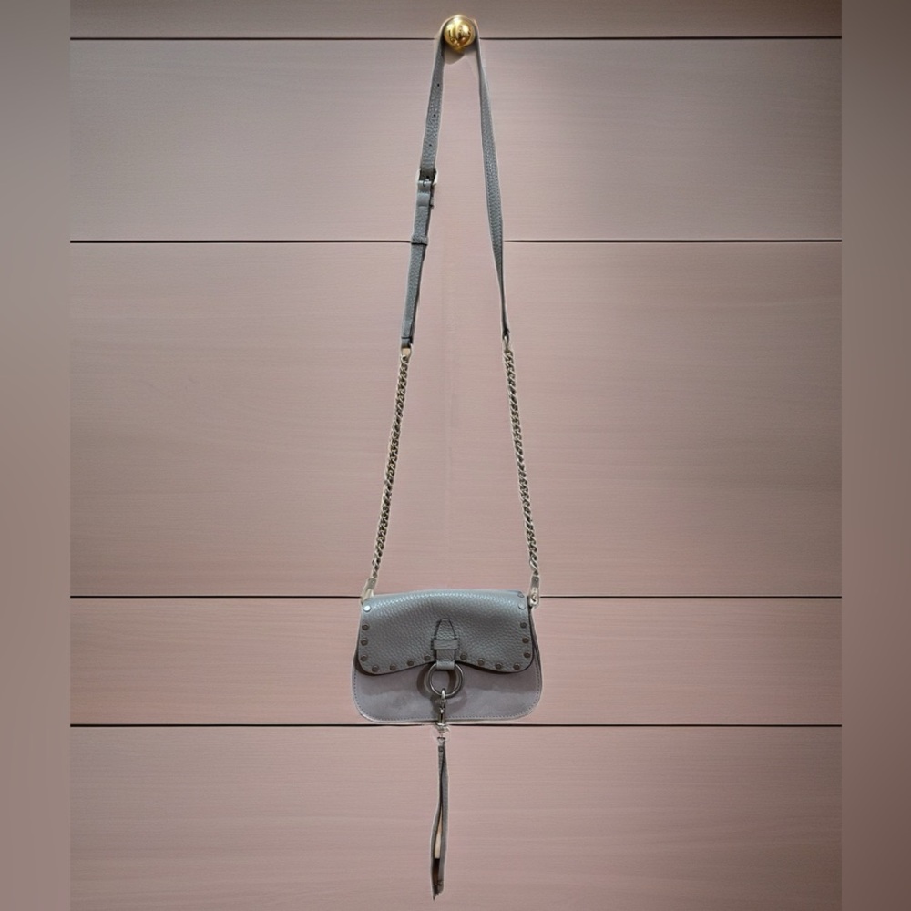Rebecca Minkoff Gray Crossbody Bag with Chain Strap